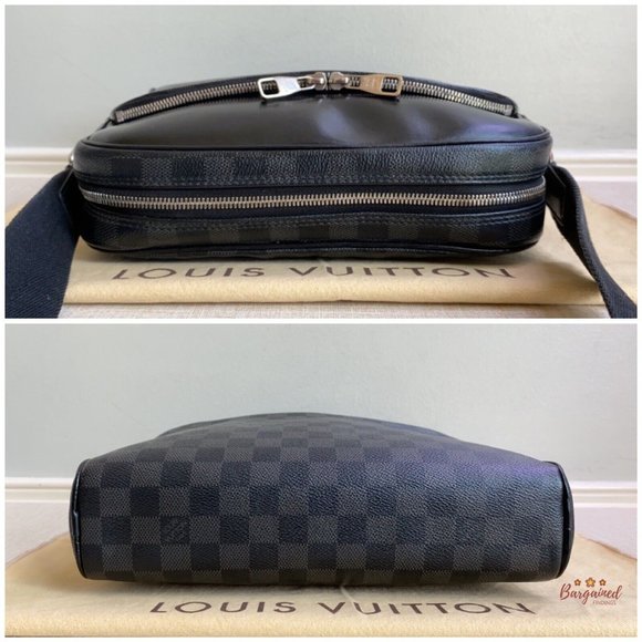 Authentic Louis Vuitton Damier Graphite Canvas Dayton Reporter PM Crossbody Bag - Picture 8 of 14